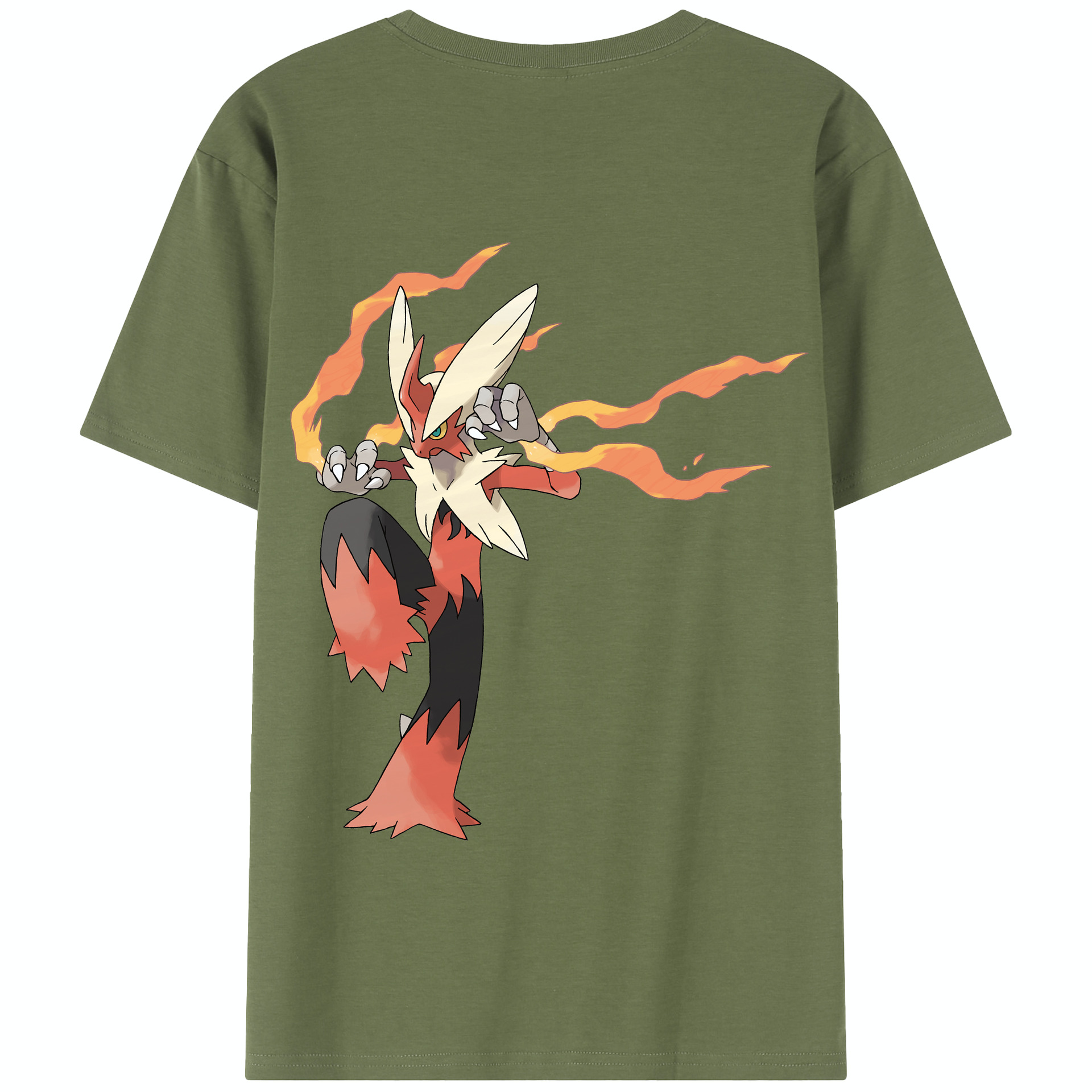（画像用） ポケットモンスター Pokémon 綿100％半袖Tシャツ（背面プリント）